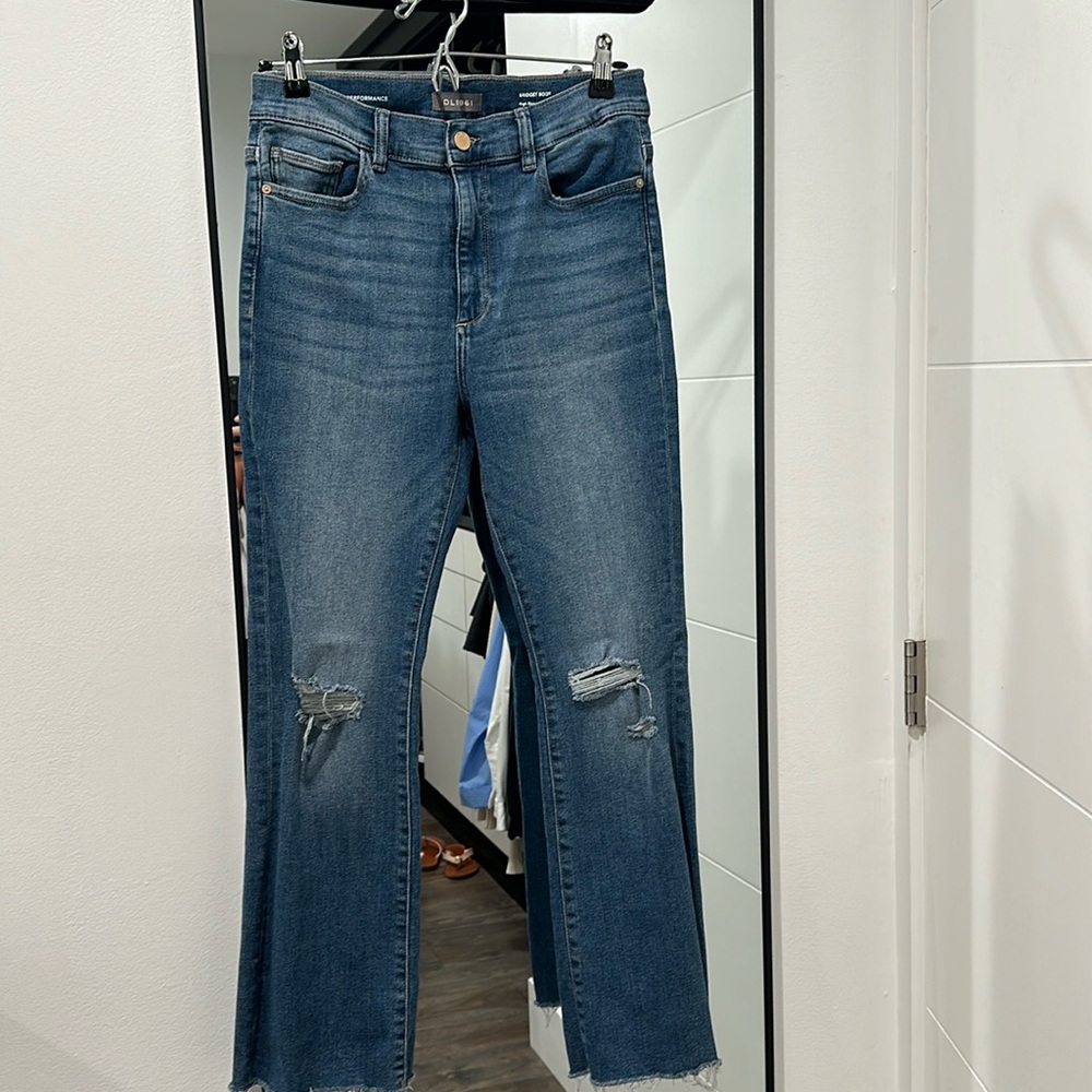 DL1961 Bridget Boot high rise instasculpt crop size 29